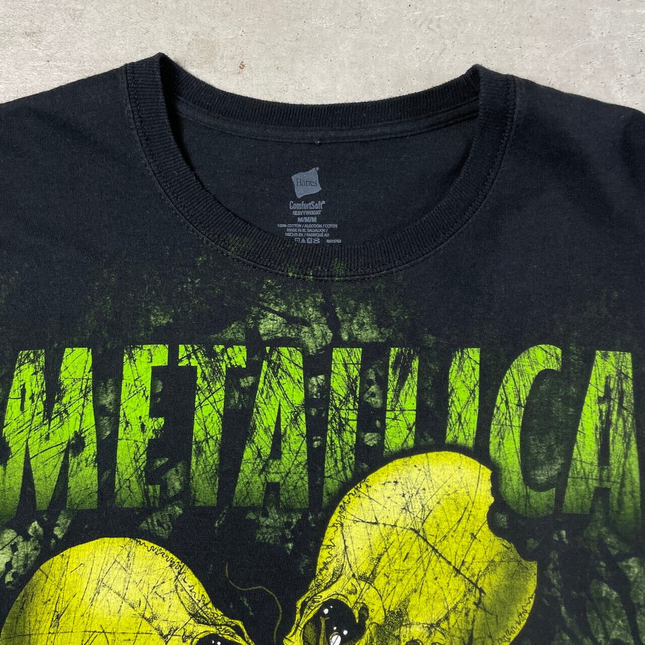 METALLICA メタリカ バンドTシャツ メンズM 古着 ブラック 黒 バンT