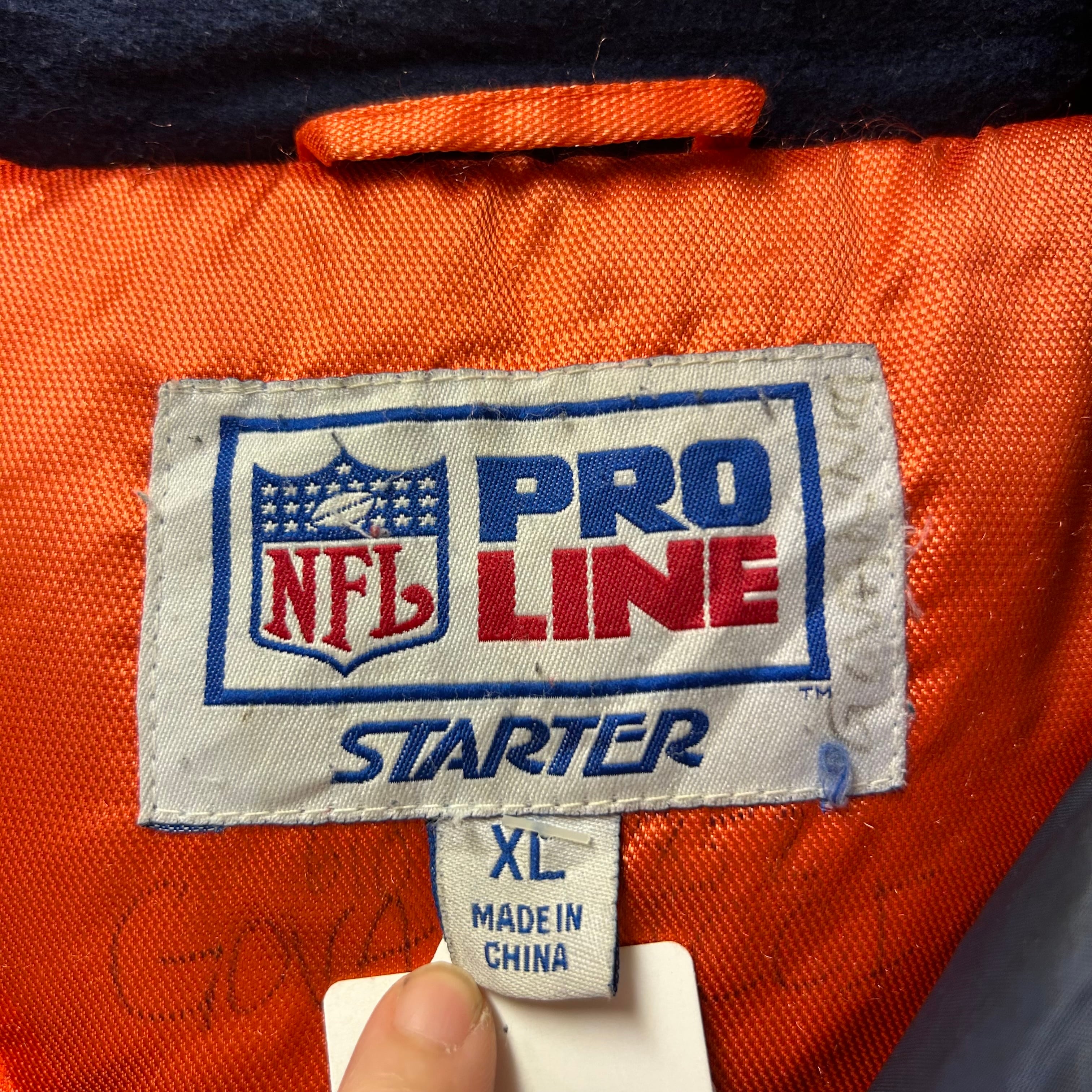 00s STARTER NFL PRO LINE デンバー・ブロンコスナイロンジャケット