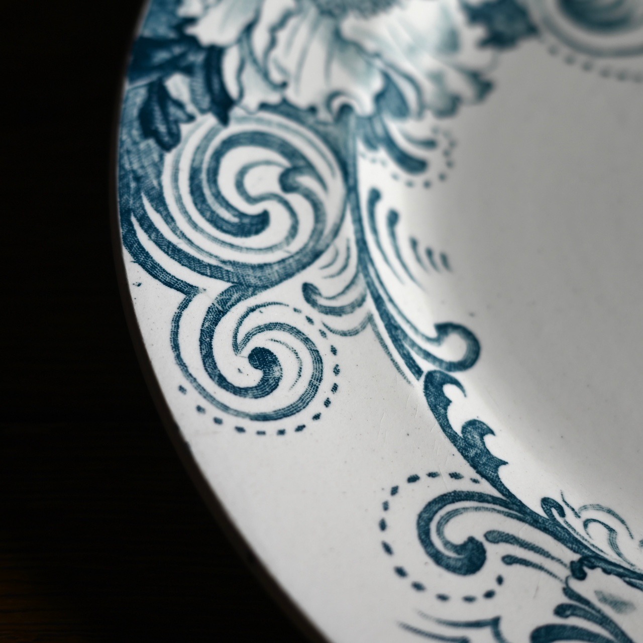 SALINS LES BAINS Plate / サラン レ バン プレート〈 フランス食器・皿・フランスアンティーク・アンティークプレート・ブロカント・ヴィンテージ 〉114165