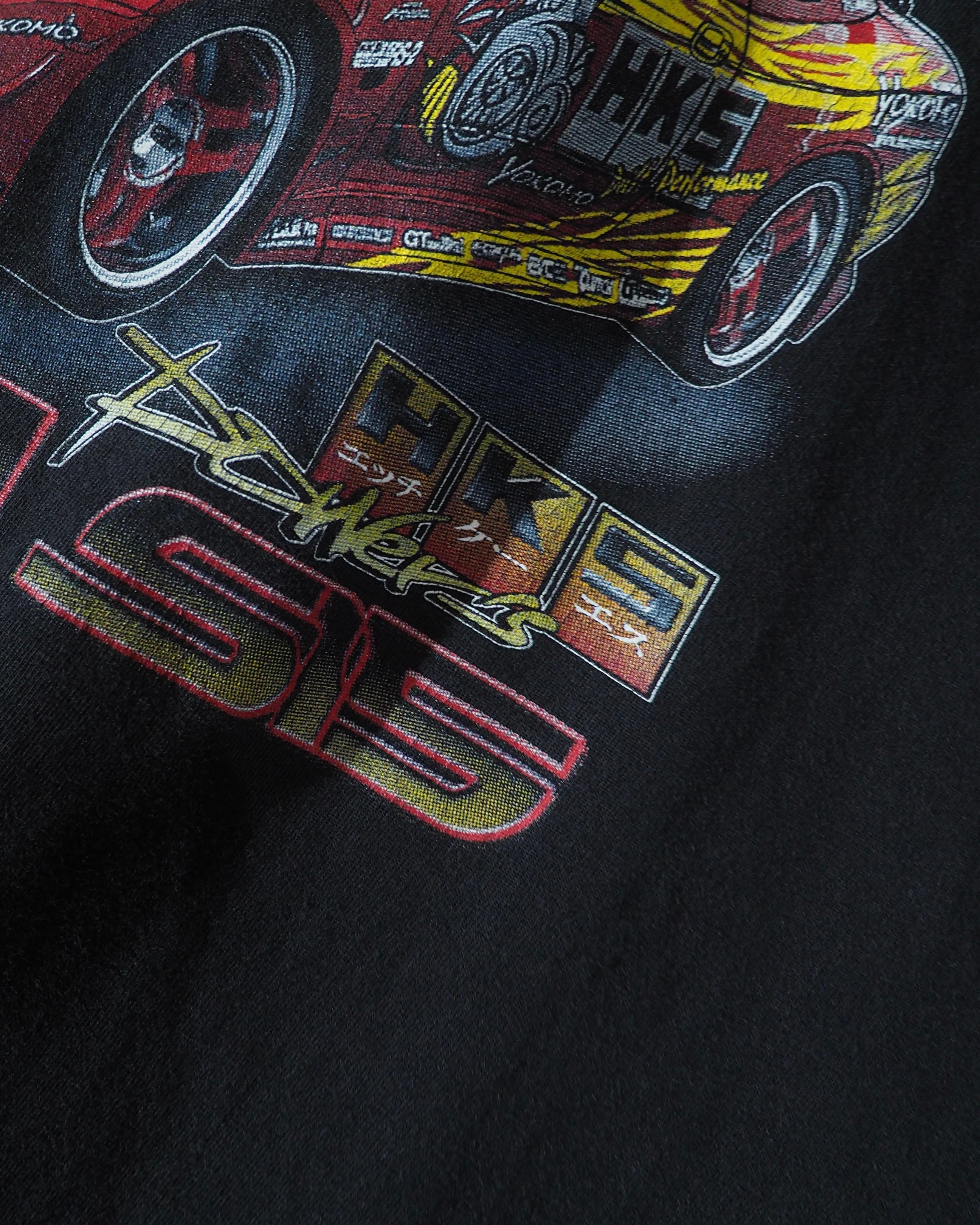 " HKS Hyper Silvla RS-2 " printed Black SS Tee