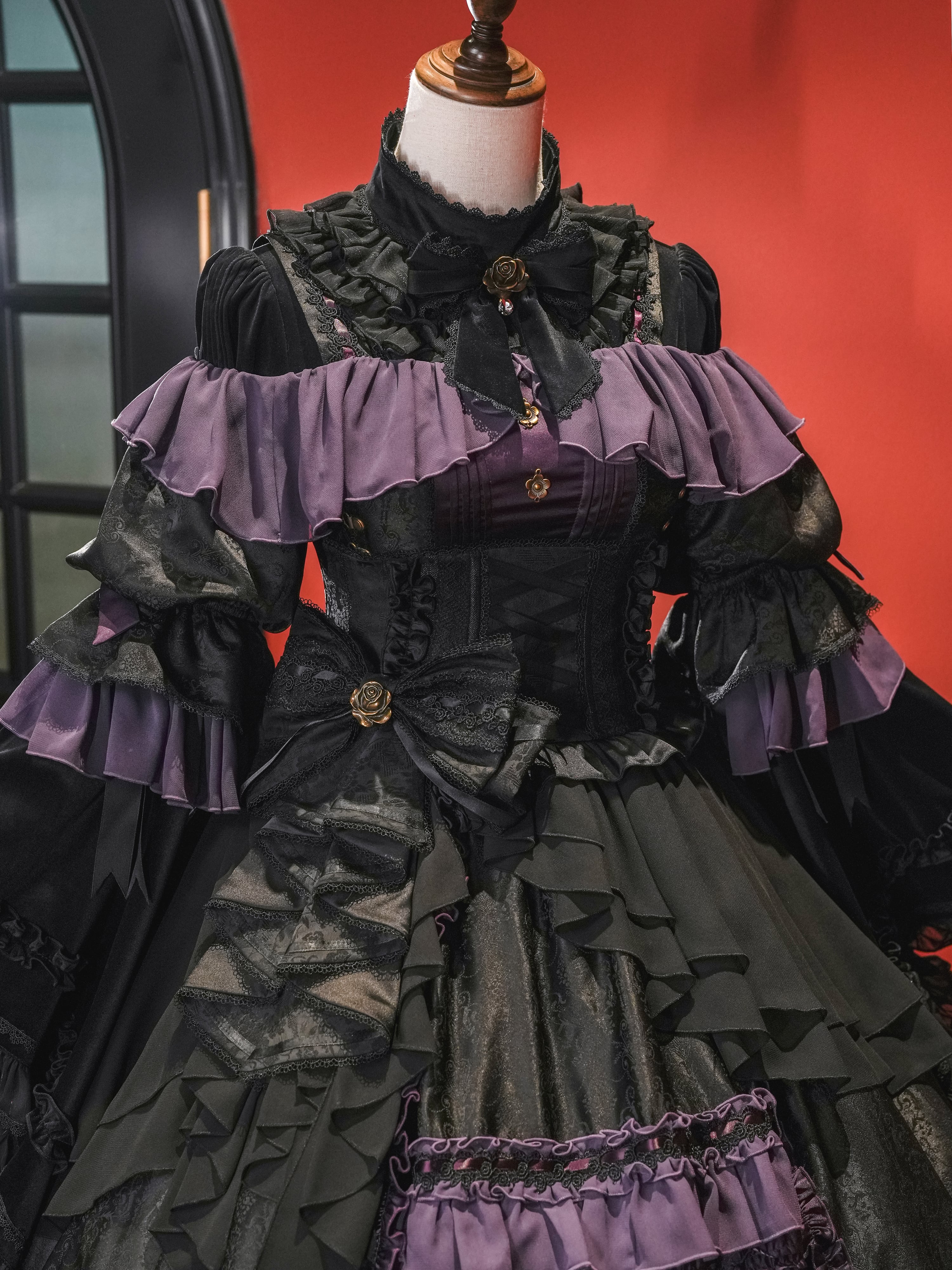 星箱works コルセット風ボリュームティアードスカート Fashion Show】ヴァニタス晩餐会 コルセットスカート | HoshibakoWorks