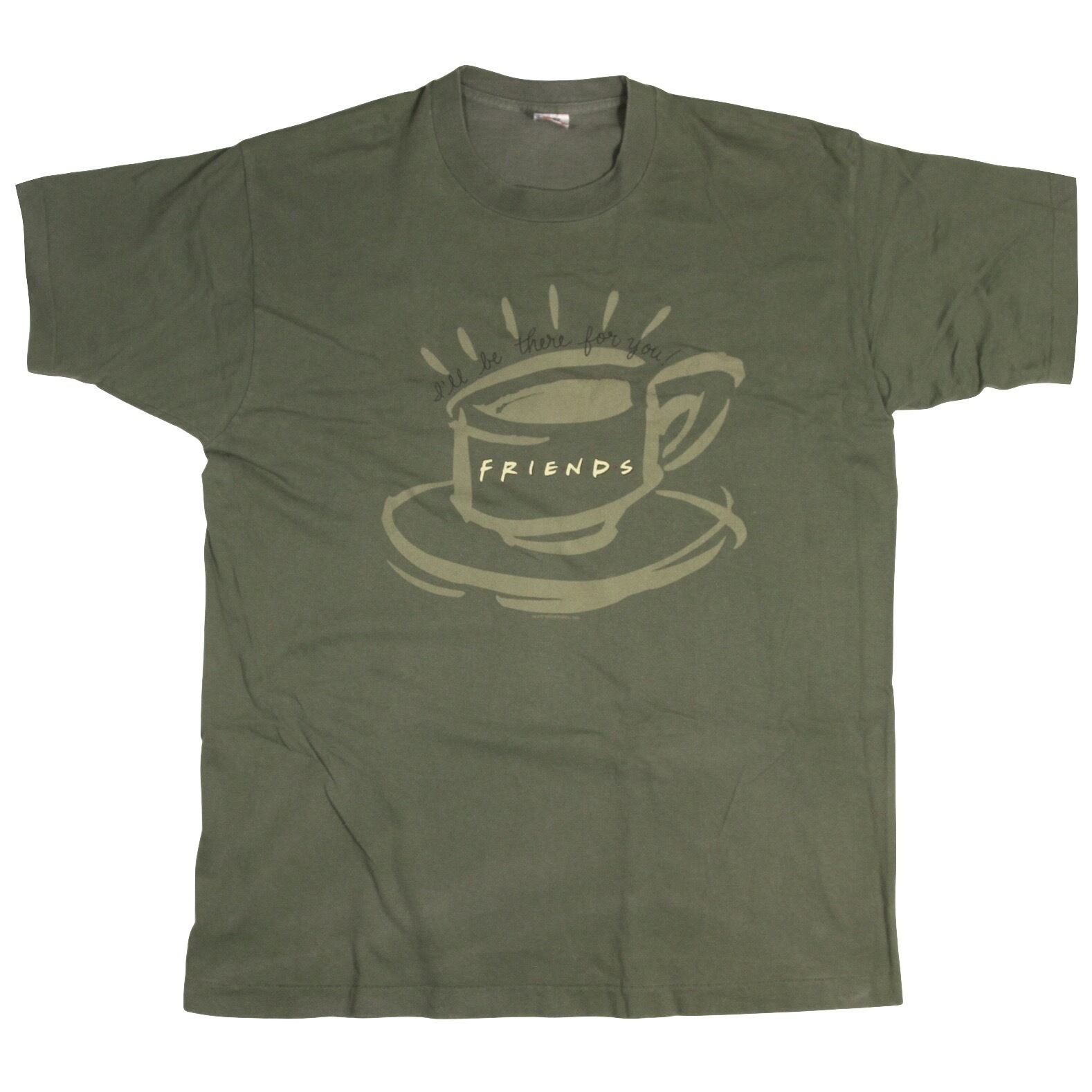 USED【XL】Vintage 90s TV Drama FRIENDS I'll Be There For You Tee / FRUIT OF THE LOOM ©️1995