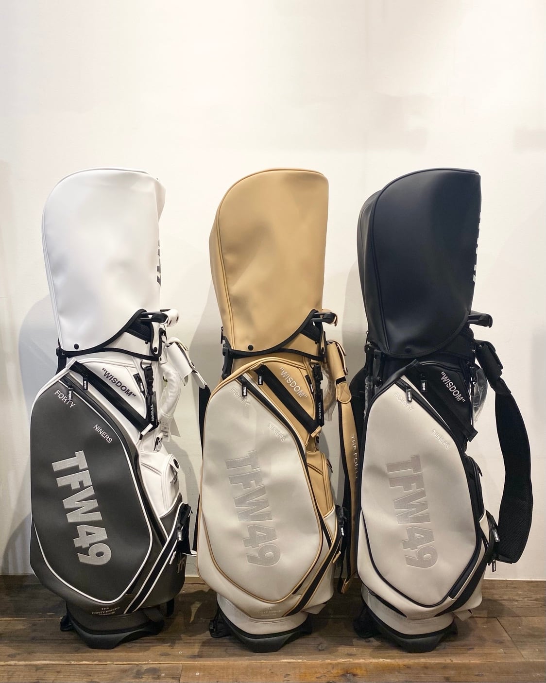 TFW49】LEATER CADDIE BAG | Sandy GOLF