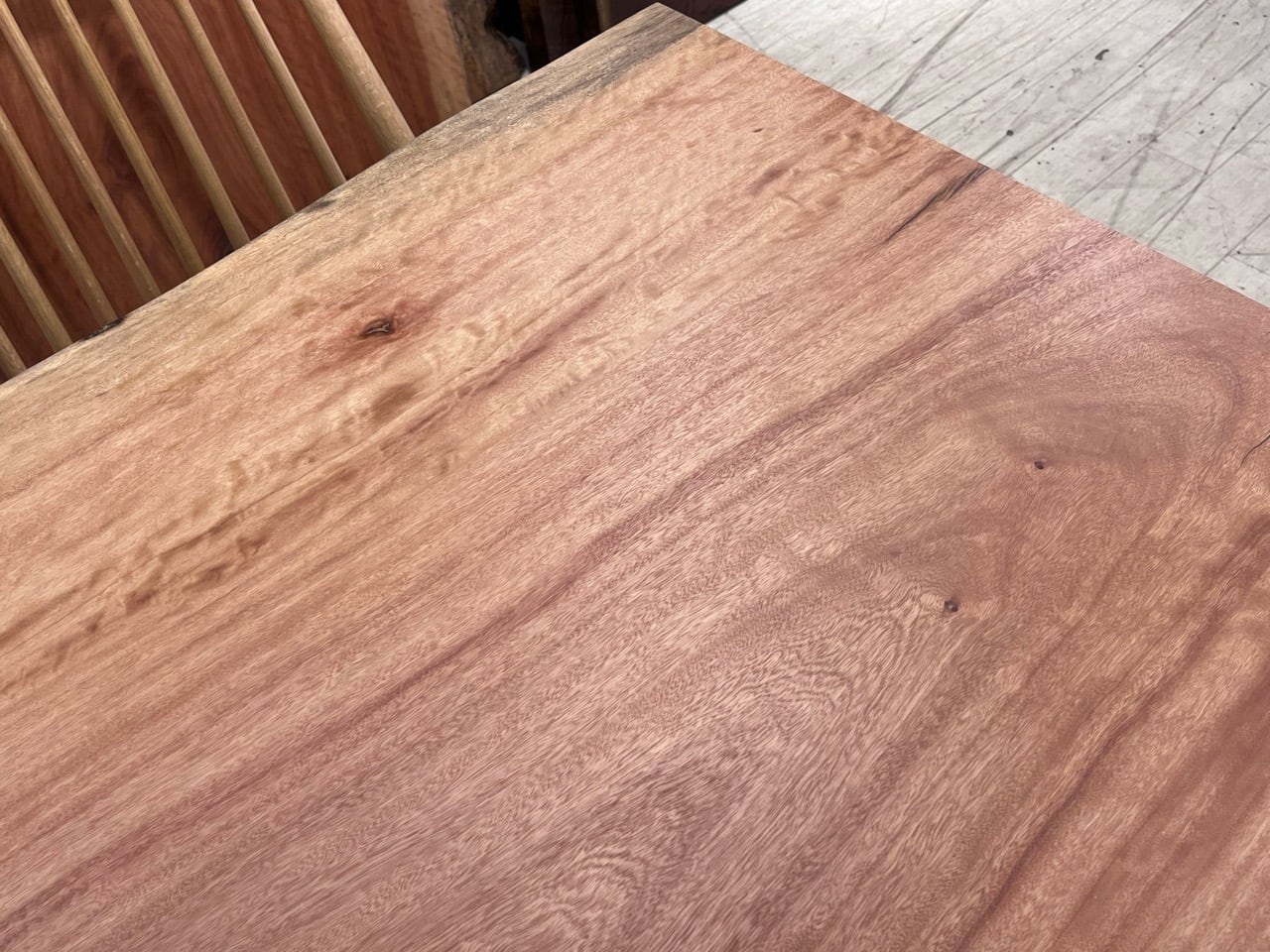 OUTLET】ボセ杢_1500×875-850×55_新宿店_テーブル天板/一枚板 2172