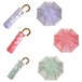 〔日本製〕【晴雨兼用】折りたたみ傘　　kirie　バラ　タテ糸とヨコ糸で織りなす色のハーモニー　