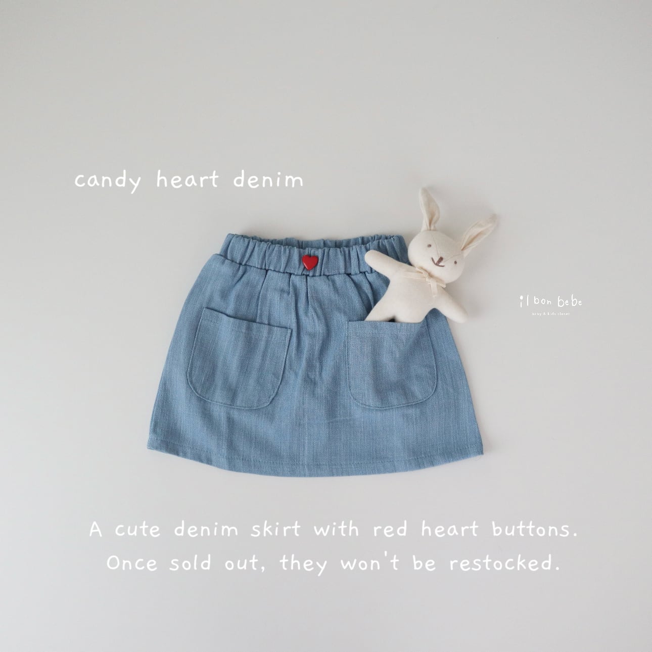 【即納】candy heart denim