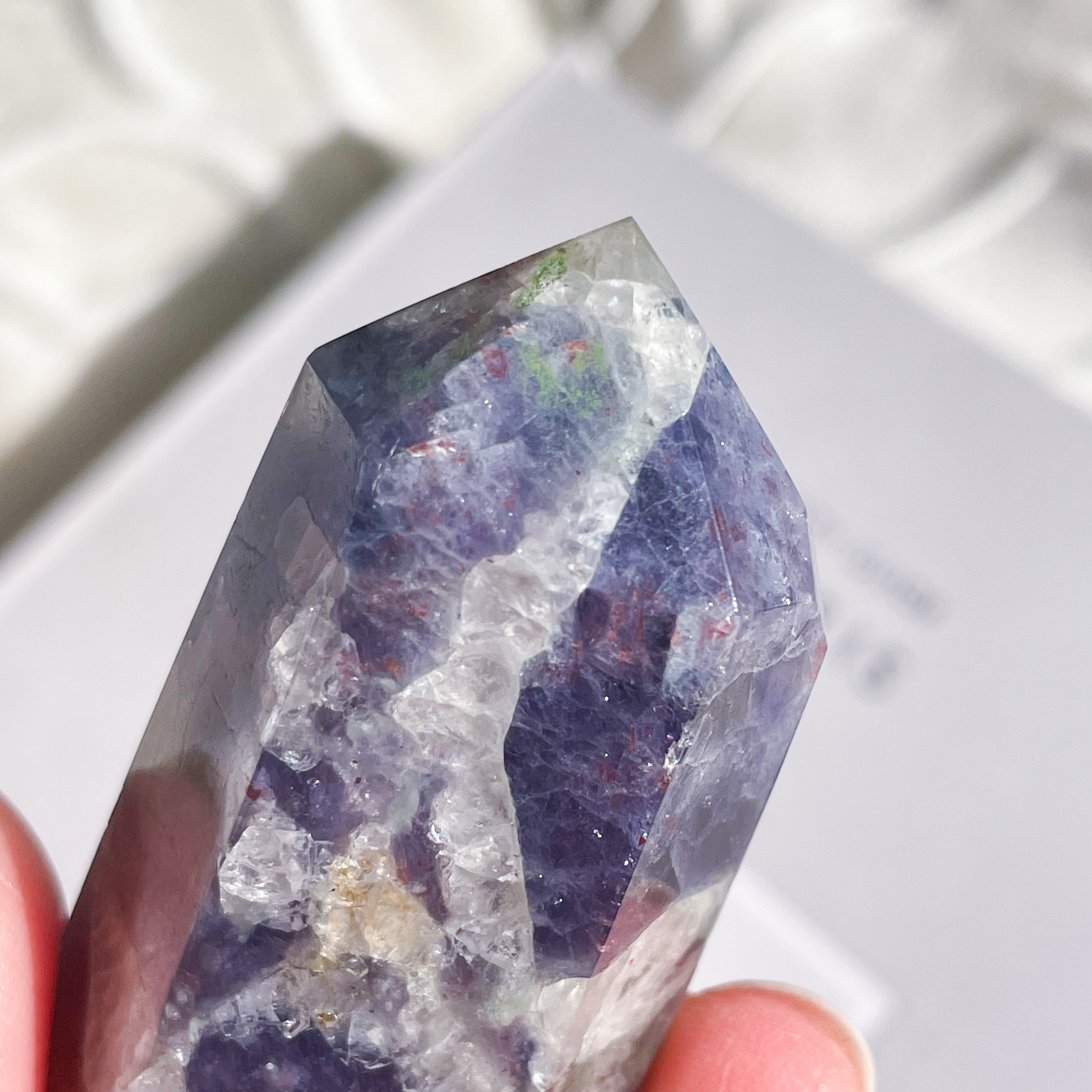 Mica Iolite in Quartz 1✧ マイカ アイオライト | FLUXY - 天然石と