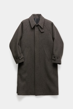 [COOR] Cashmere-Blend Balmacaan Coat (Dark Soil Gray) 正規品 韓国ブランド 韓国通販 韓国代行 韓国ファッション クール クーア クアー COOR 日本 店舗
