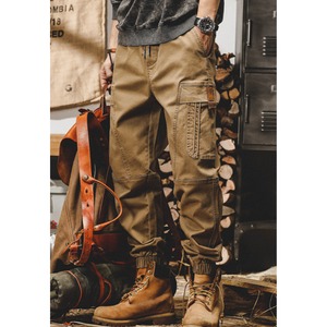 Side pocket design pants P463