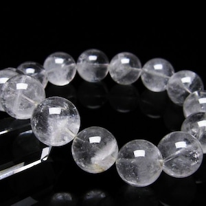 ファーデンクォーツ 水晶 ブレスレット 14mm 一点物 おまかせ便 111-22597