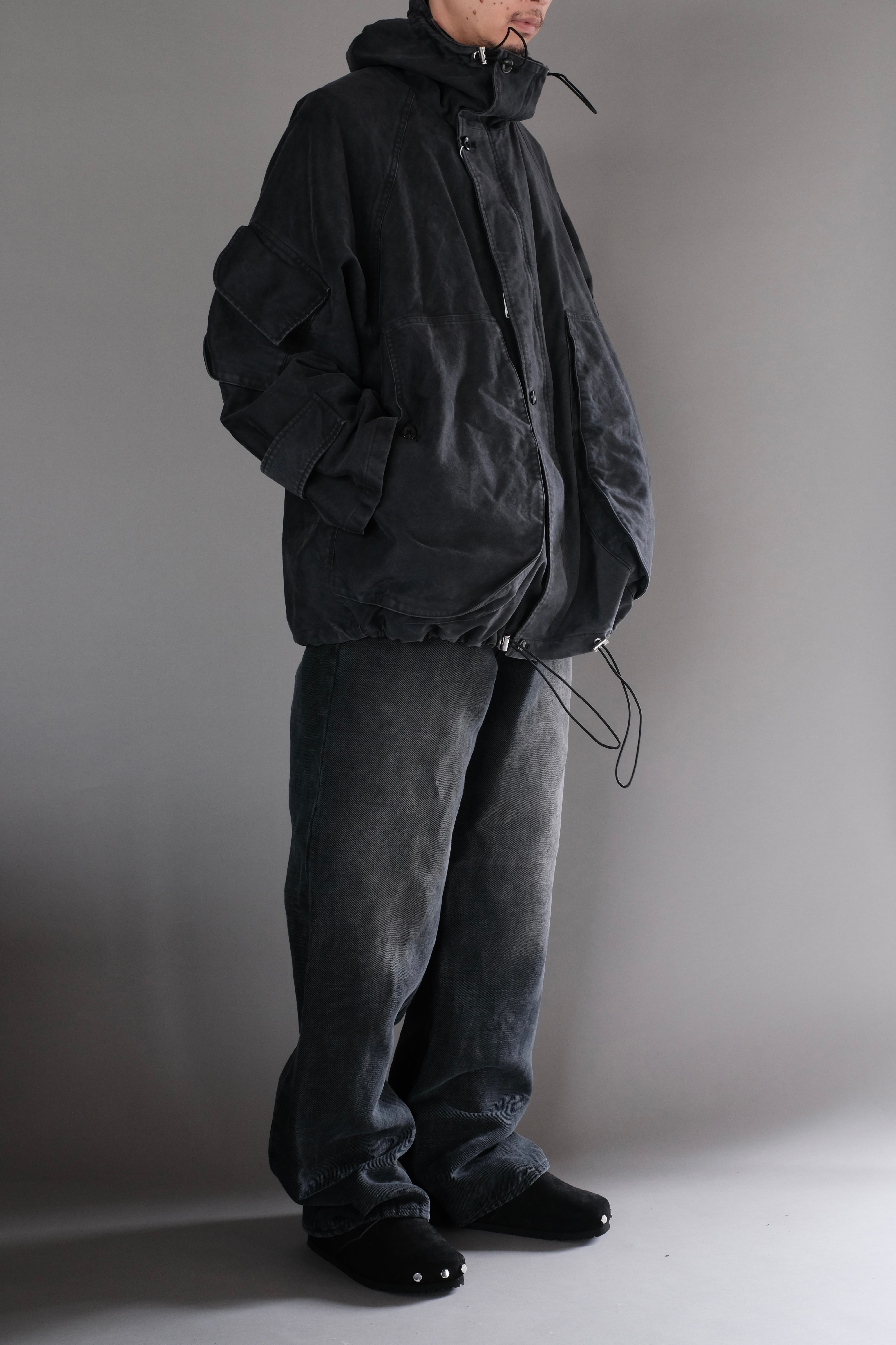 ジャケット・アウター OUAT CHANNEL JACKET BLACK OUAT / -012- CHANNEL JACKET 