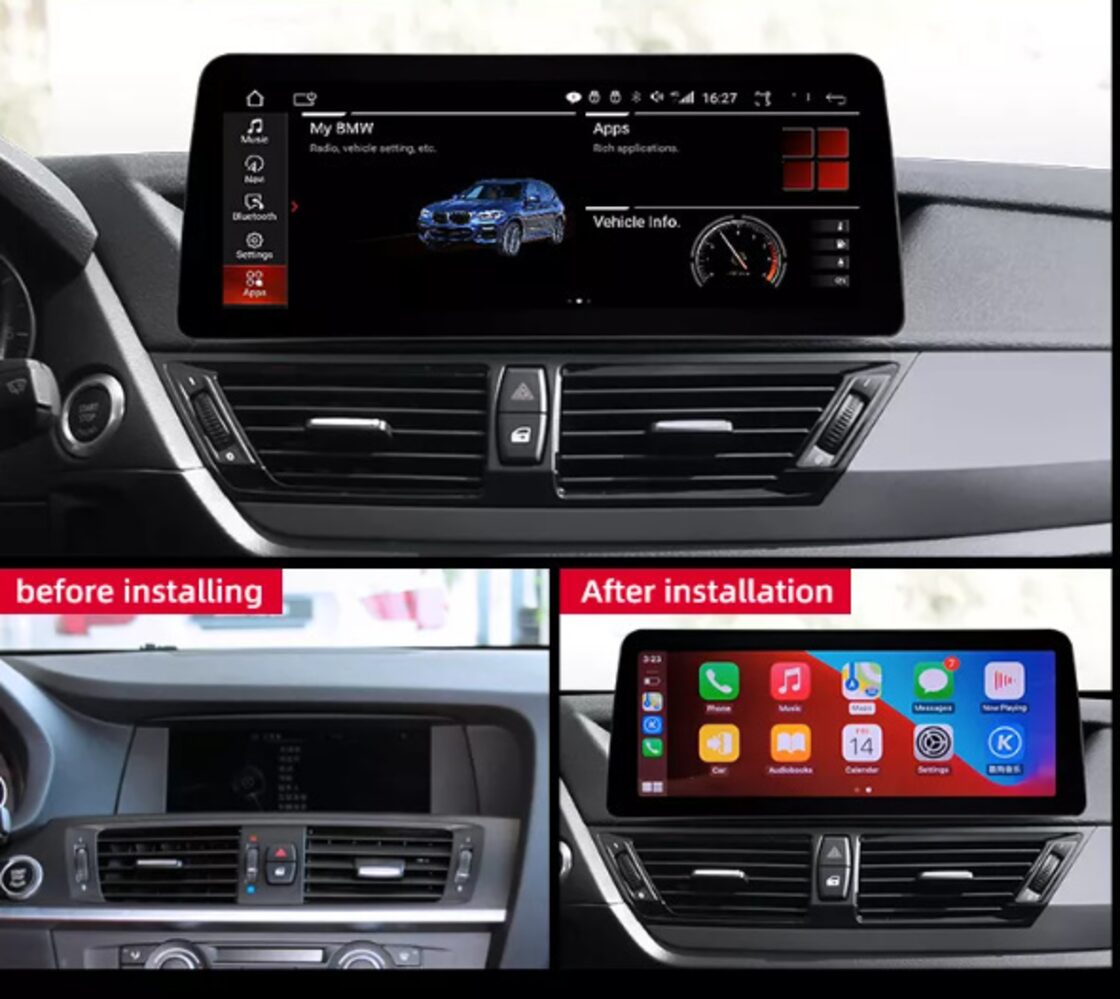 12.3インチ BMW X1 E84 アンドロイドナビ アンドロイド11 NBT 2G 