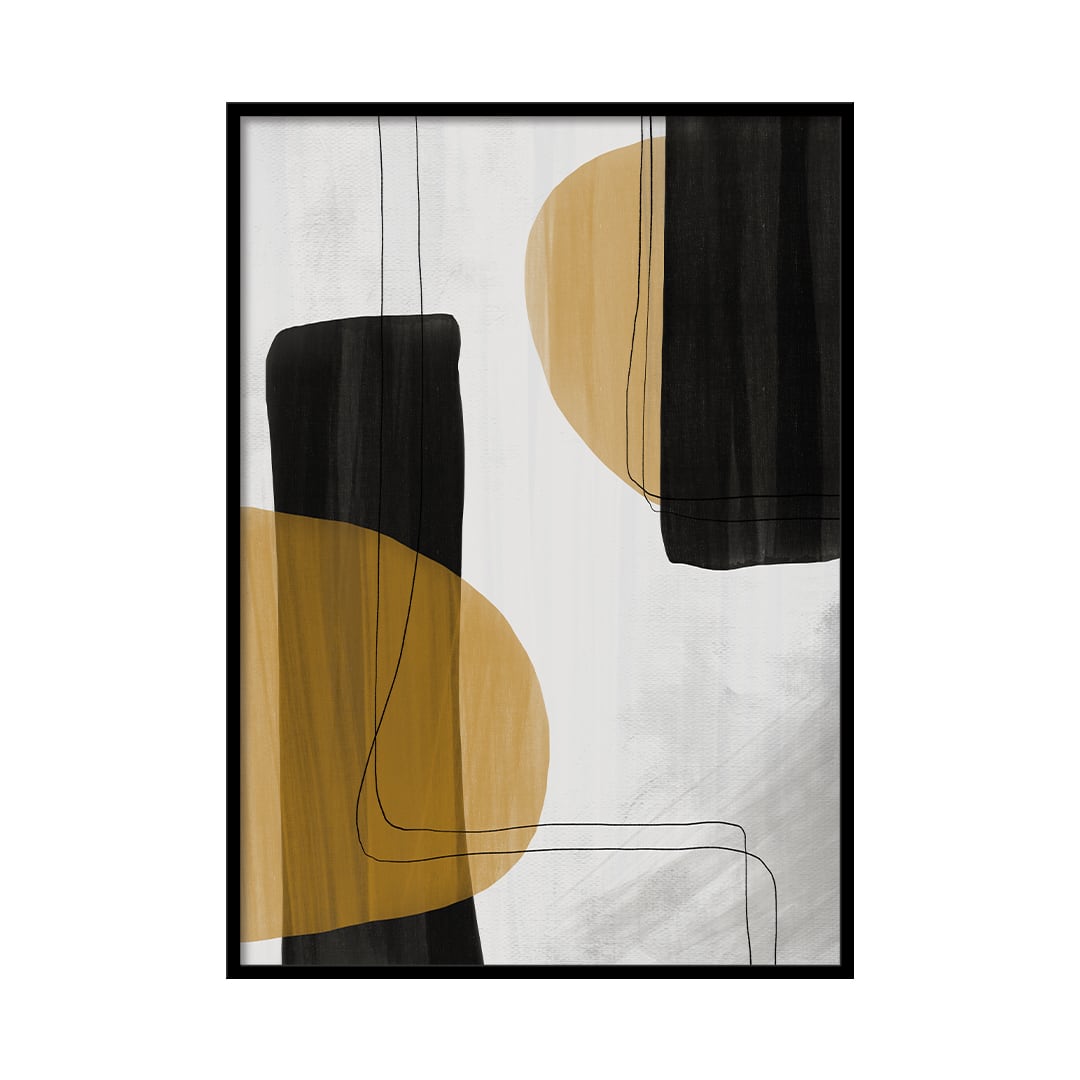 A0116/北欧モダン/アートポスター【 A4 / A3 / A2 / A1 サイズ・フレーム 付きに変更可 】