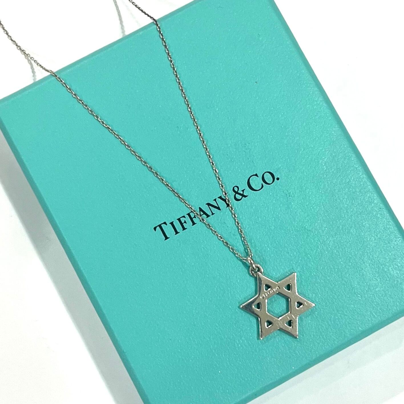 TIFFANY&CO.】T1986 スター・オブ・ダビデ ネックレス／シルバー925