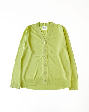 V neck Cardigan Green/ FAGRAS VITA