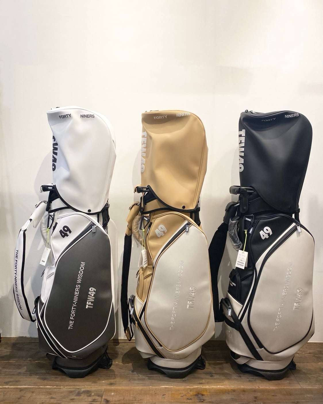 TFW49】LEATER CADDIE BAG | Sandy GOLF