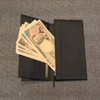 シルク財布 財布 スマート財布 軽い財布 薄い財布 ブラック