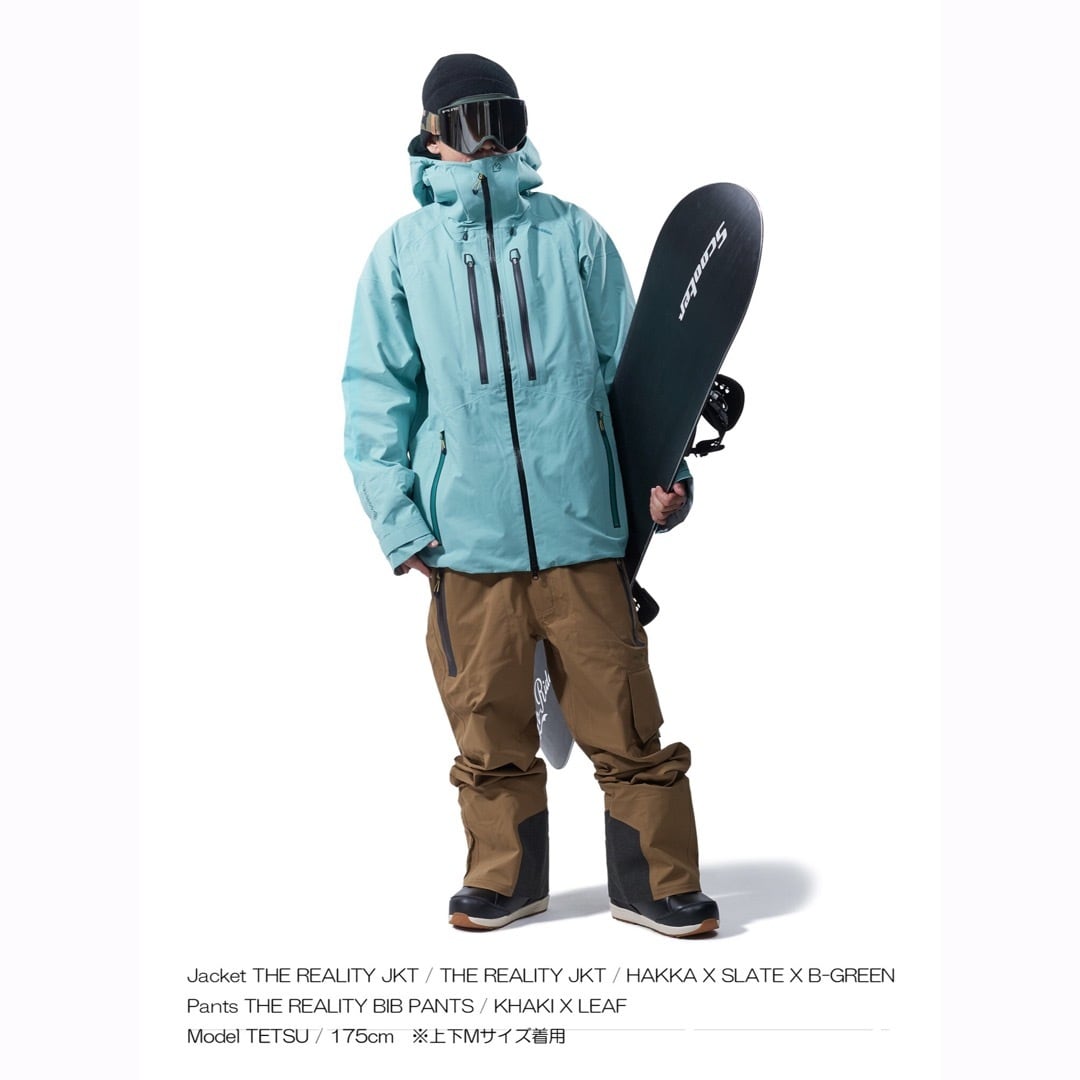 23-24 REW REALITY BIB PANTS 22 スノーボード ウェア アールイーダブル ゴアテックス カービング グラトリ  バックカントリー フリーライディング 日本ブランド メンズ レディース