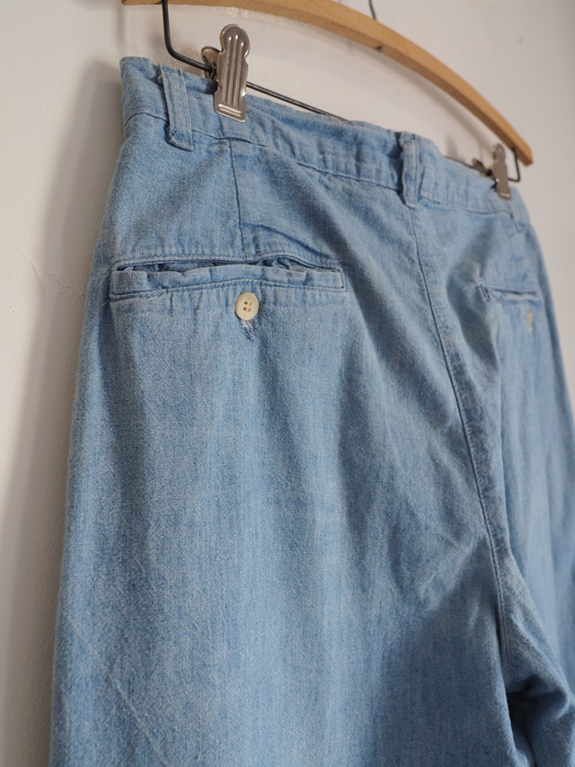 1990’s Made in USA Polo by Ralph Lauren Chambray Trousers