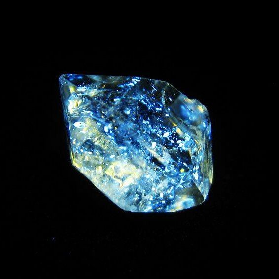 オイルインクォーツ 原石 石油入り 水晶 171-5129