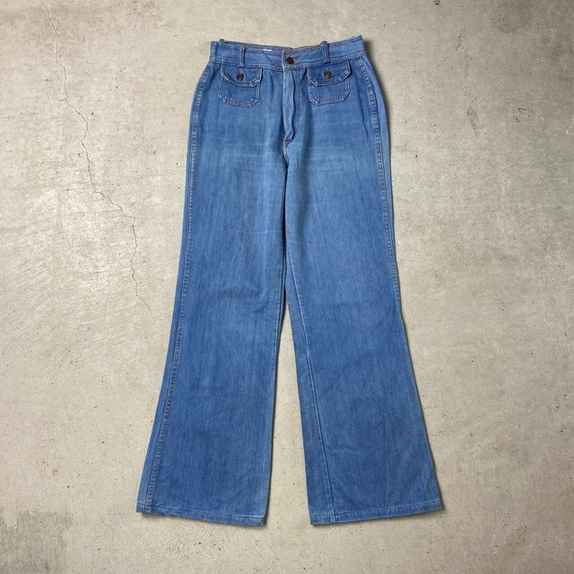 70年代 Sears Fashions シアーズ ベルボトム フレアデニムパンツ 