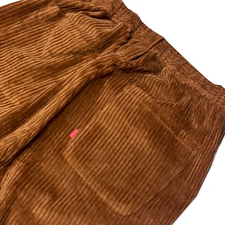 HEAVY WEIGHT CORDUROY BEACH PANTS (CARAMEL BROWN) / HEAD GOONIE