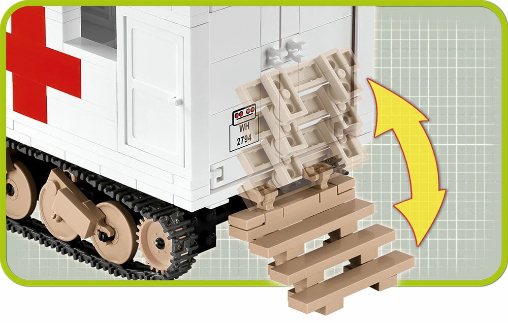 COBI #2518 フォードV3000S Sd Kfz 3b マウルティア救急車