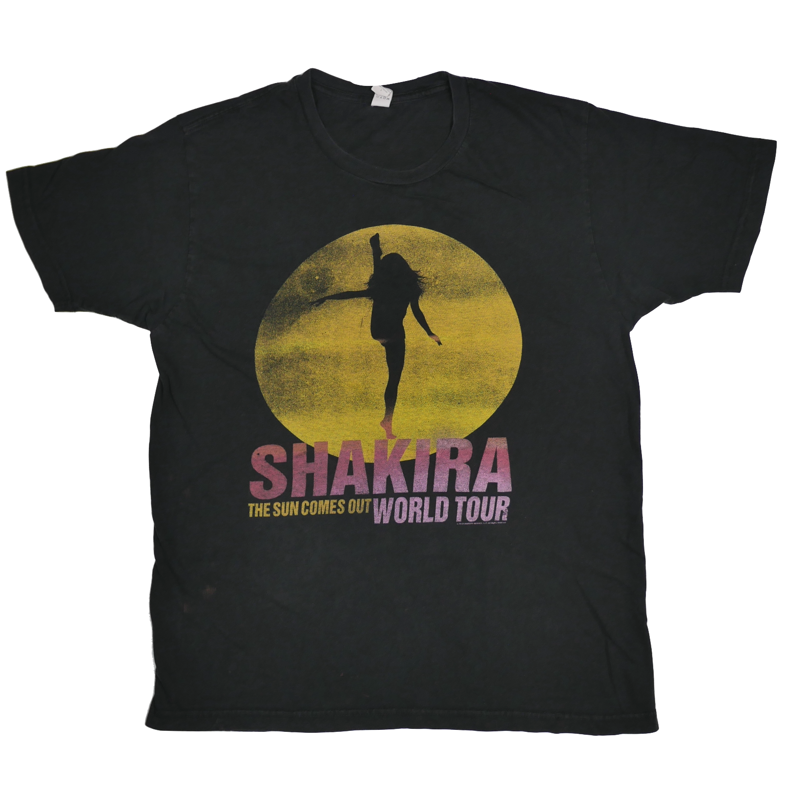 USED【L】SHAKIRA 2010 The Sun Comes Out World Tour Tee