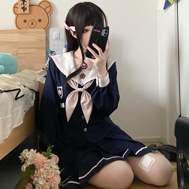 魔法学園 小悪魔 セーラー服 JK カジュアルロリータ