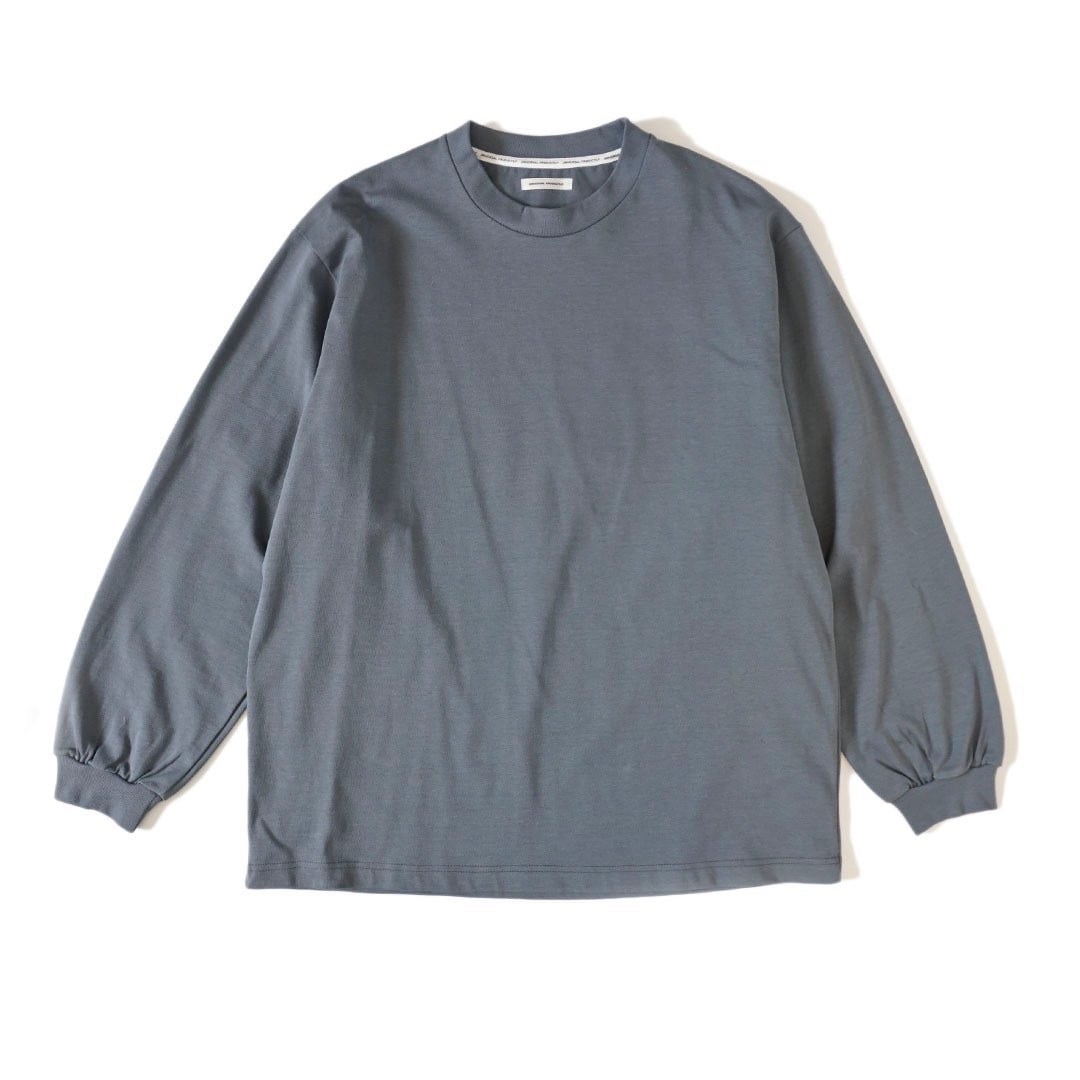 UNIVERSAL PRODUCTS. L/S T-SHIRTS(BLUE GRAY)