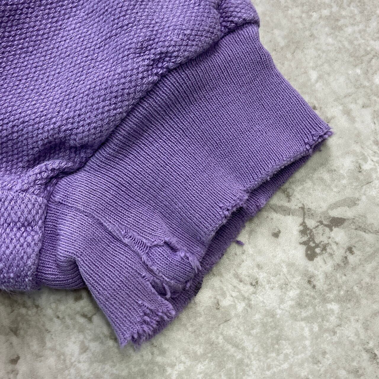 90年代 USA製 LANDS'END ランズエンド 鹿の子スウェットシャツ