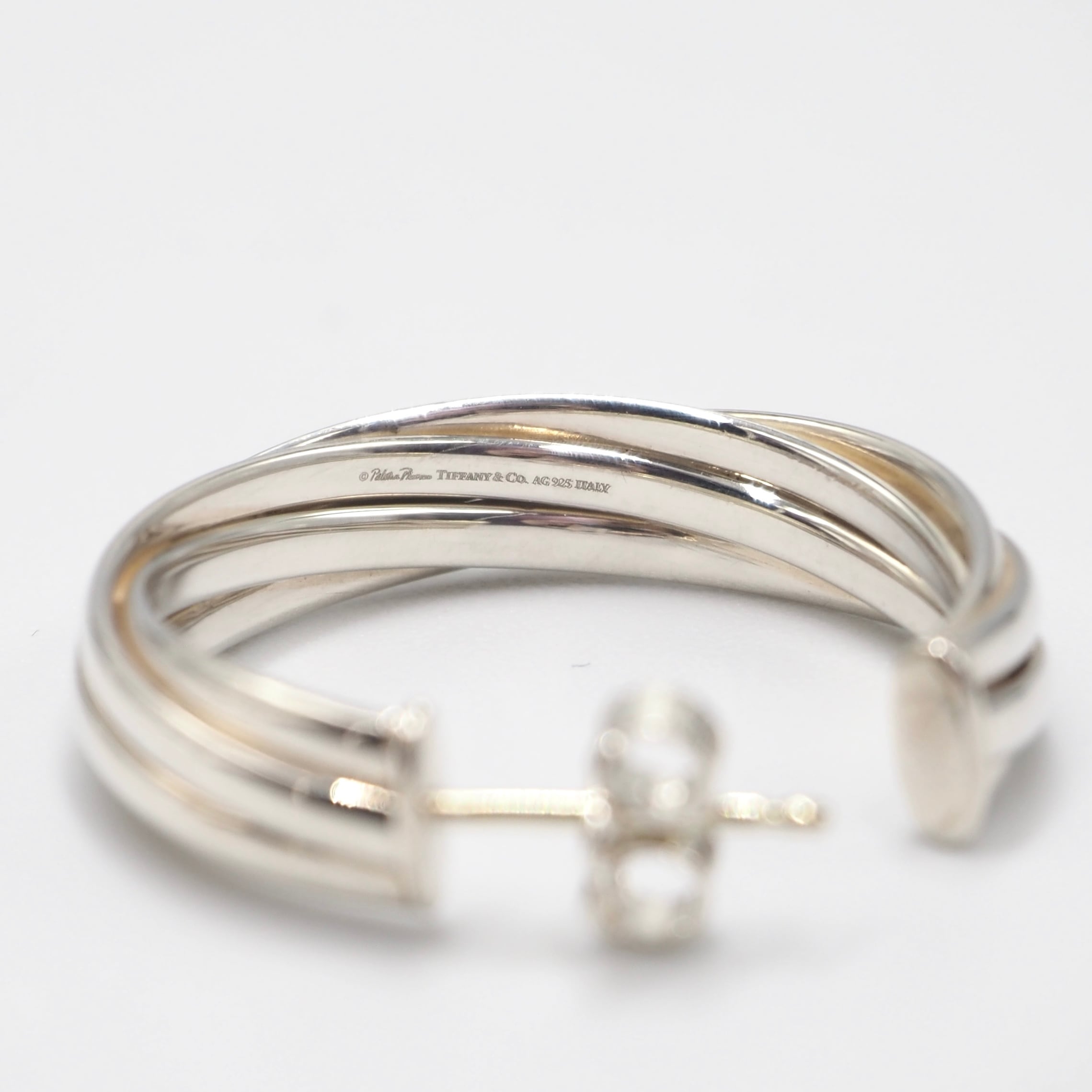Tiffany&Co. パロマピカソ ツイスト フープ ピアス シルバー925