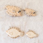 和紙小物/アクセサリー『カレイ（砂擬態）』