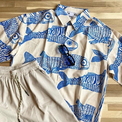 Topanga Men's　コーデュロイパラコードショートパンツ　ライトグレー
