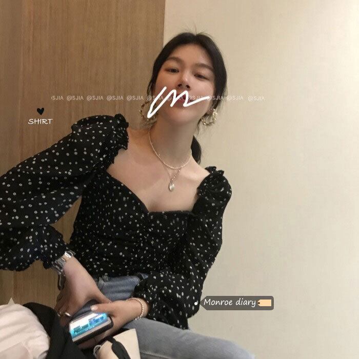 スタンダードフローラルシャツ サマースタイルカラーショートトップス ロング レトロ 夏物 花柄 スクウェア モンロー88165726601