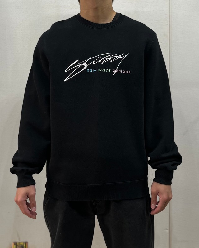 10’s stussy Design Sweat “New Wave Designs”【下北沢店】