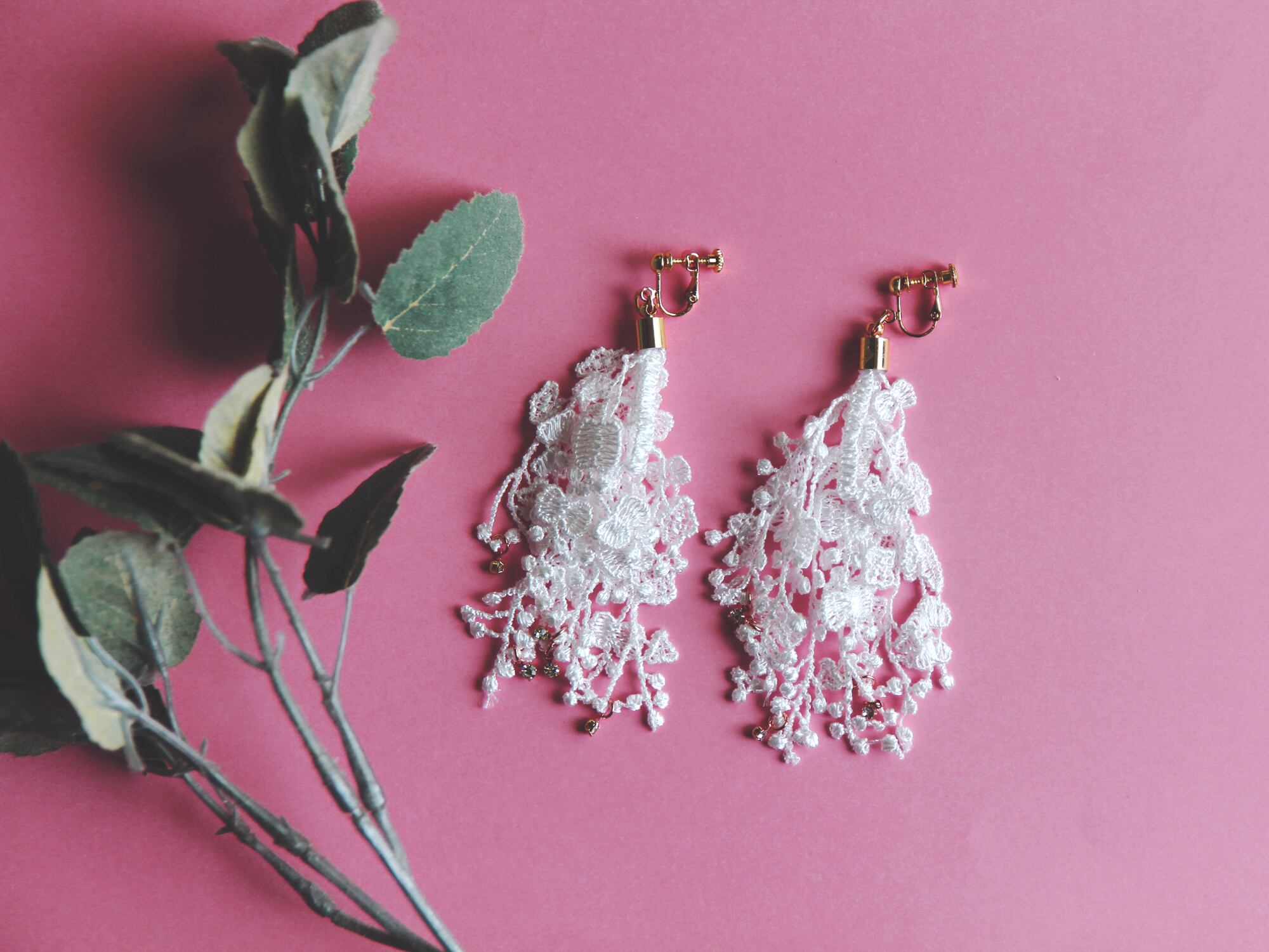 レースタッセルピアス / イヤリング | BROOMIN ブルームイン｜暮らしを