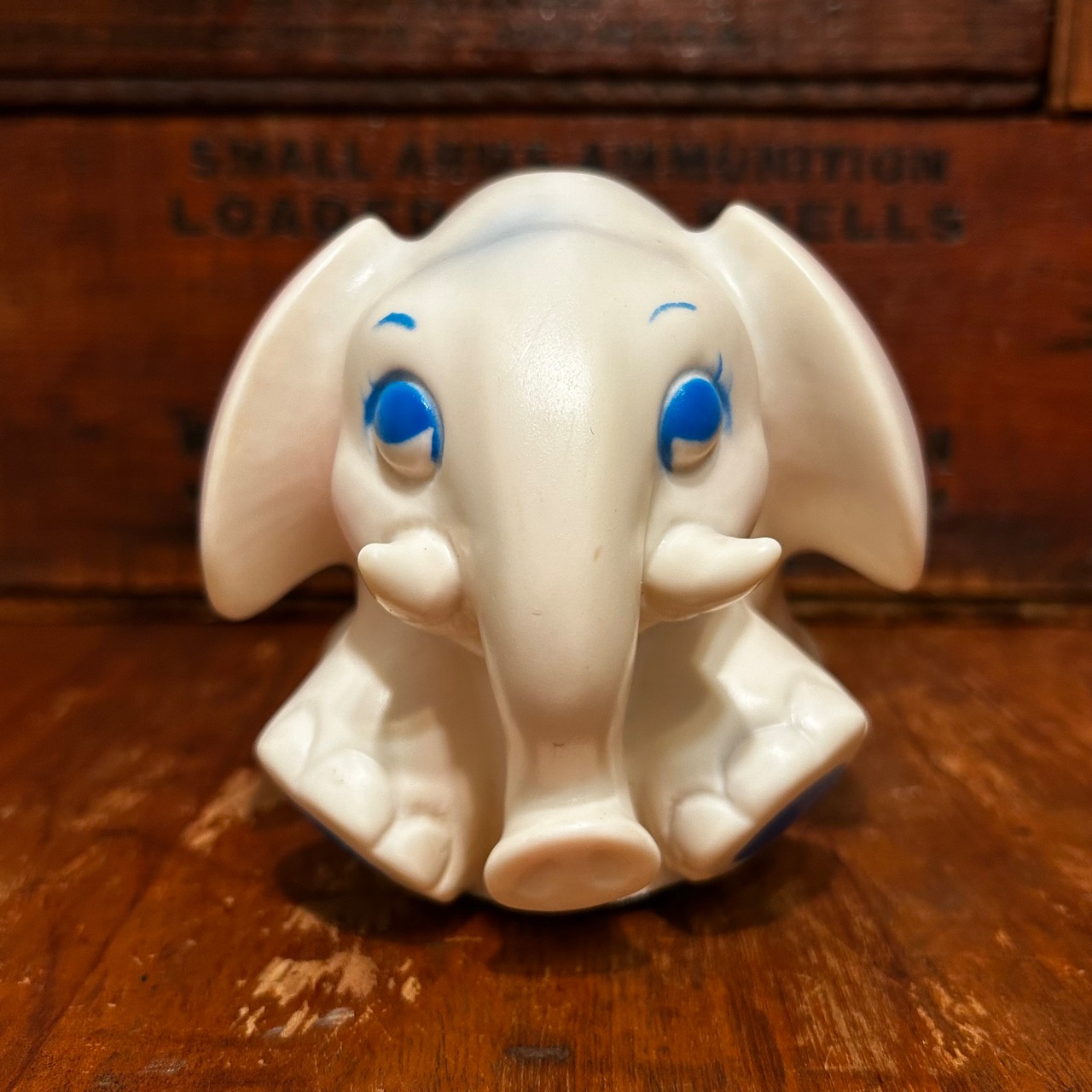 1960-70s Sanitoy Elephant Squeak Toy ヴィンテージ ゾウ ラバートイ