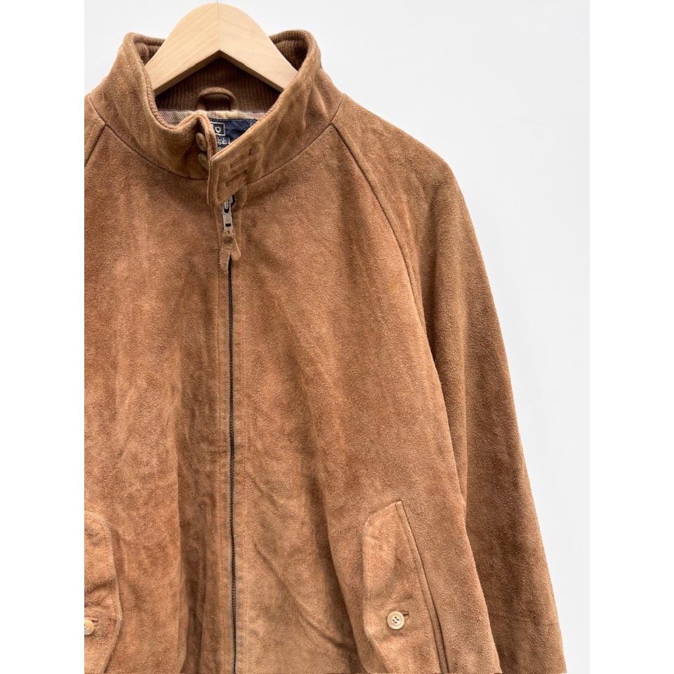 90s Ralph Lauren SUEDE HARRINGTON JACKET Size XL | KORDS