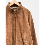 90s Ralph Lauren SUEDE HARRINGTON JACKET Size XL