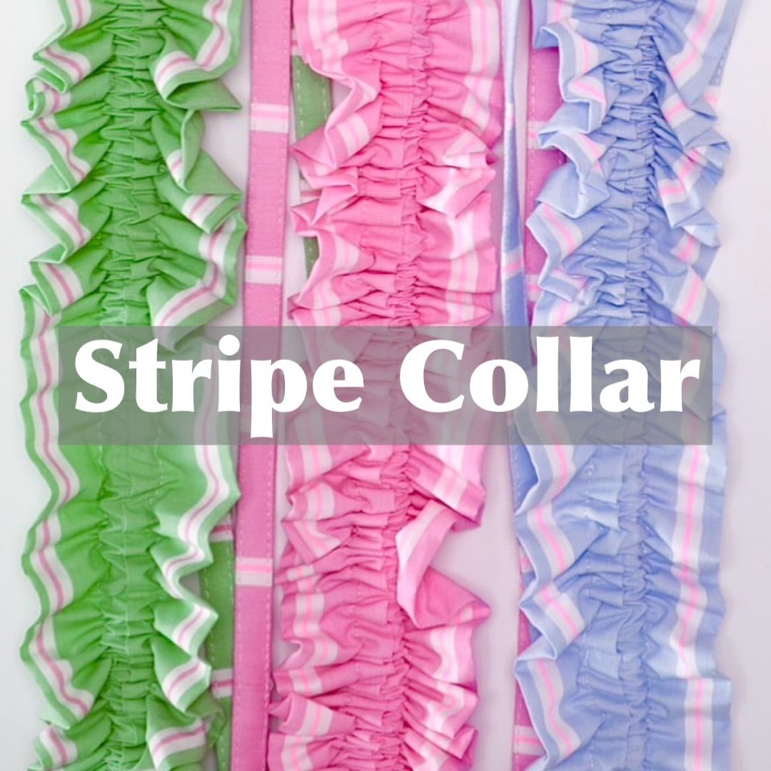 予約【littlesara】Stripe Collar (3Color)