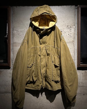 【Caka】80's “JET SET” Vintage Loose Hooded Jacket