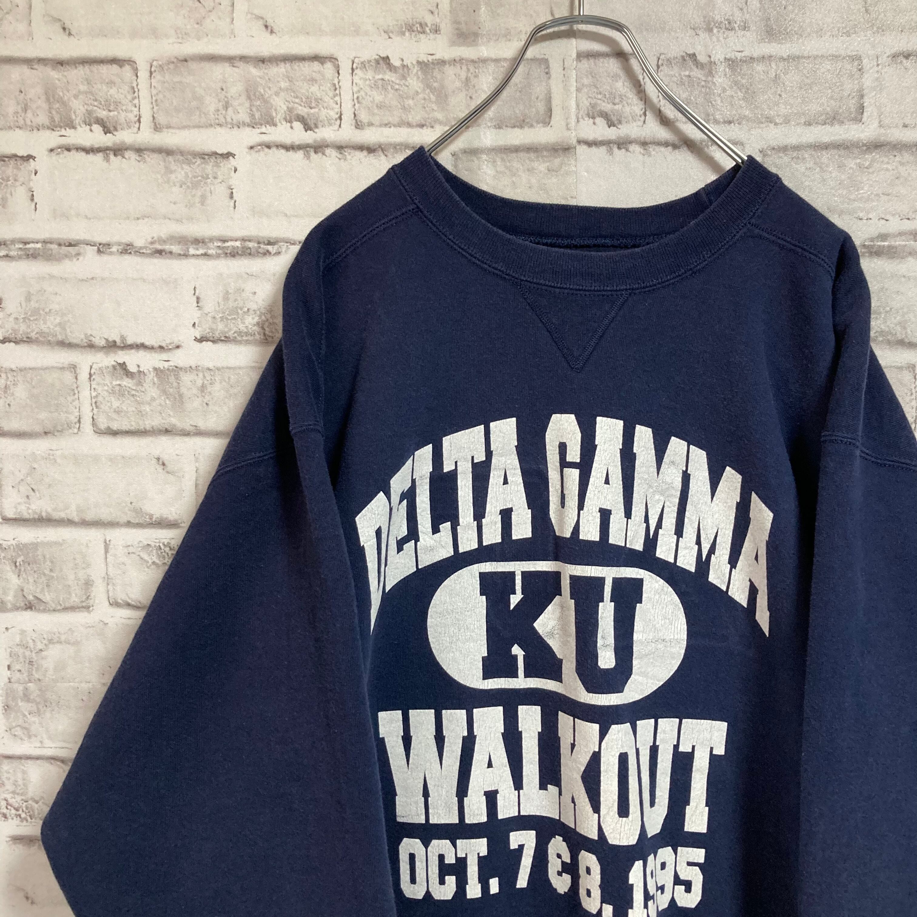 SOFFE】L/S Sweat L Made in USA 90s “DELTA GAMMA KU” カレッジモノ