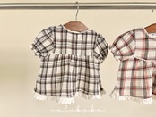 【取寄/韓国直送】26/SM チェックチェックブラウス 夏服|ベビー服|韓国子供服
