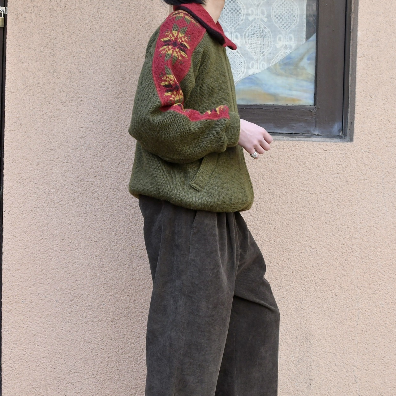 Walbusch native pattern wool blouson