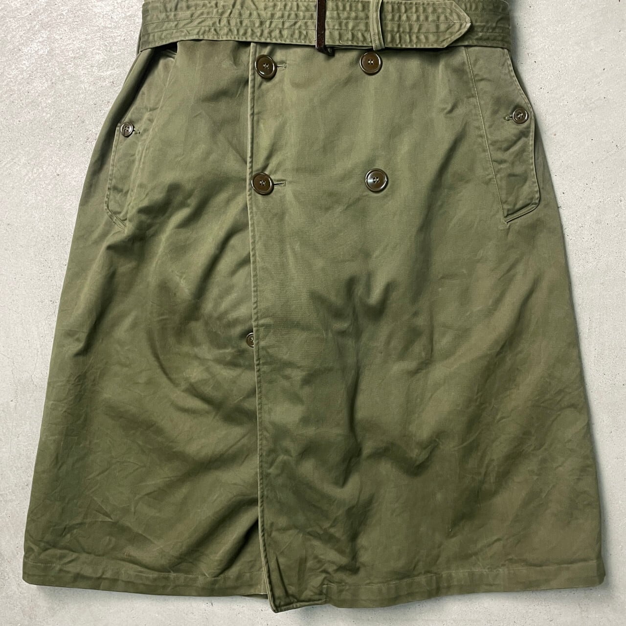 52年納品 50年代 U.S.ARMY 米軍実品 M-1950A ミリタリートレンチコート