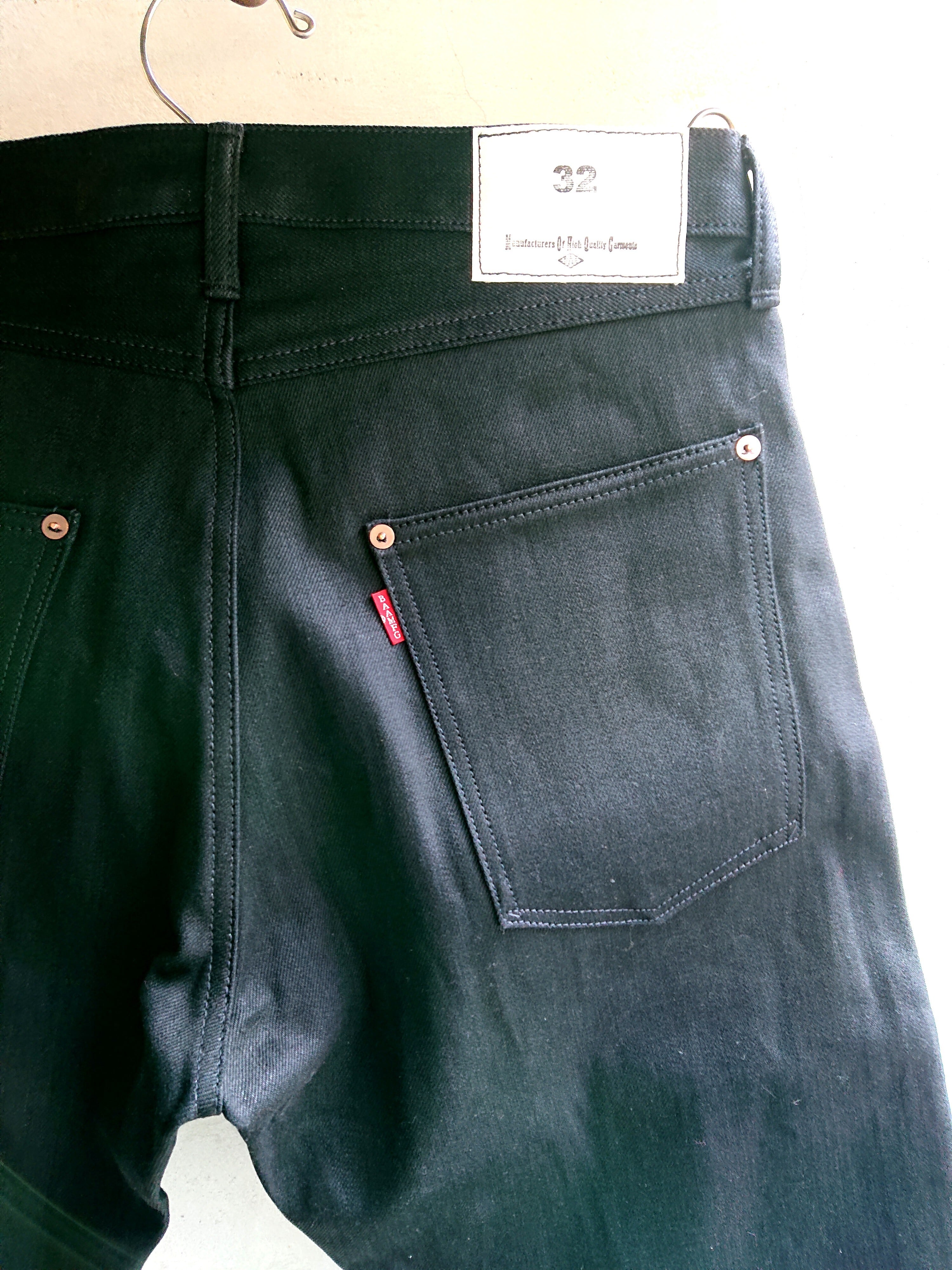 パンツ BAA COSTUME MFG COAL DENIM BLACK BAA“COAL DENIM BLACK ” | TUNNEL SELECT VINTAGE