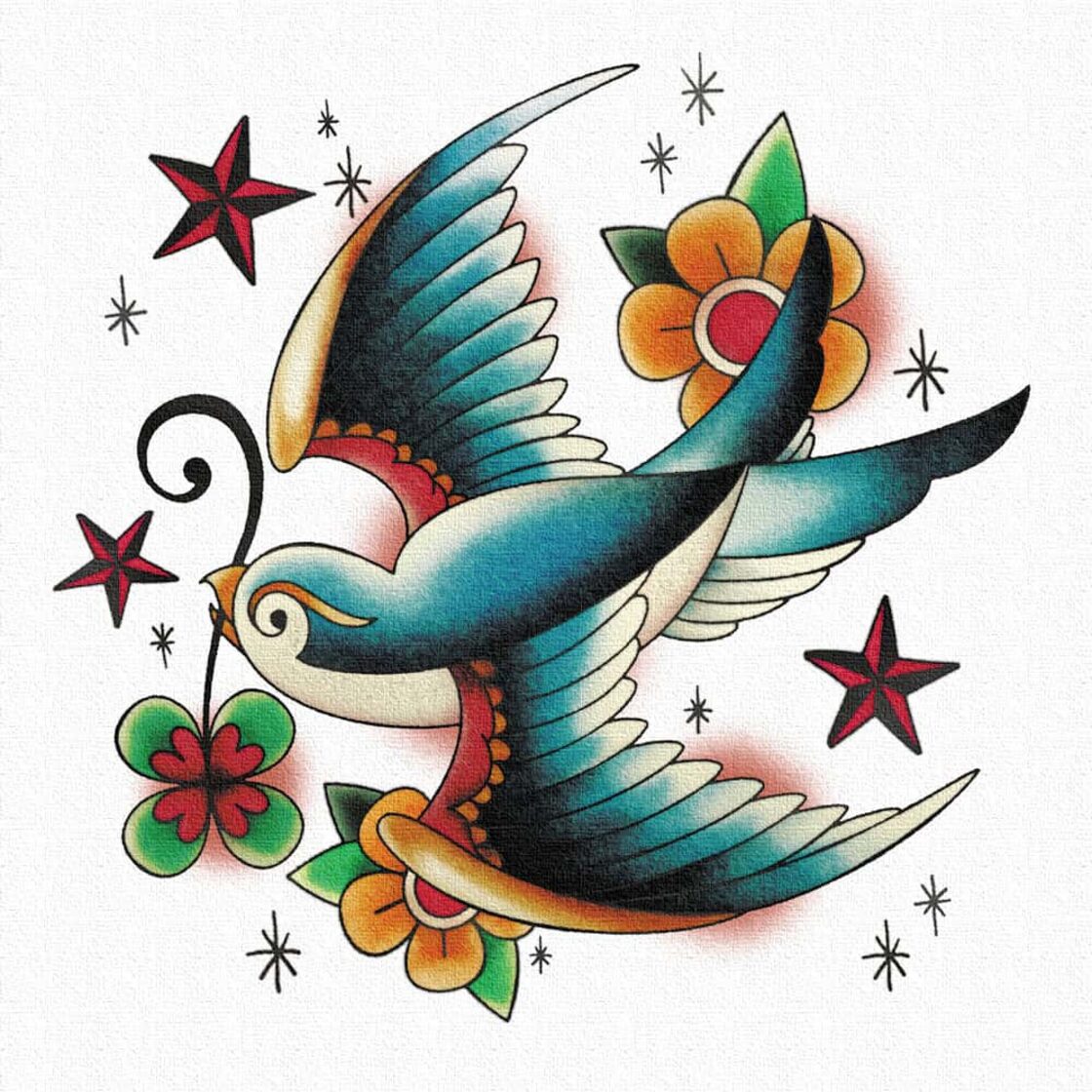 ファブリックボード OILSHOCK DESIGNS オイルショックデザインズ 鳥 