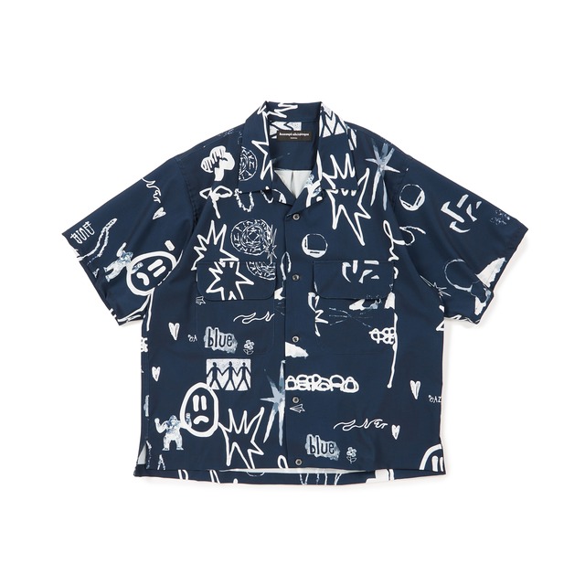 Diaspora skateboards / Painter Shirt (Navy)
