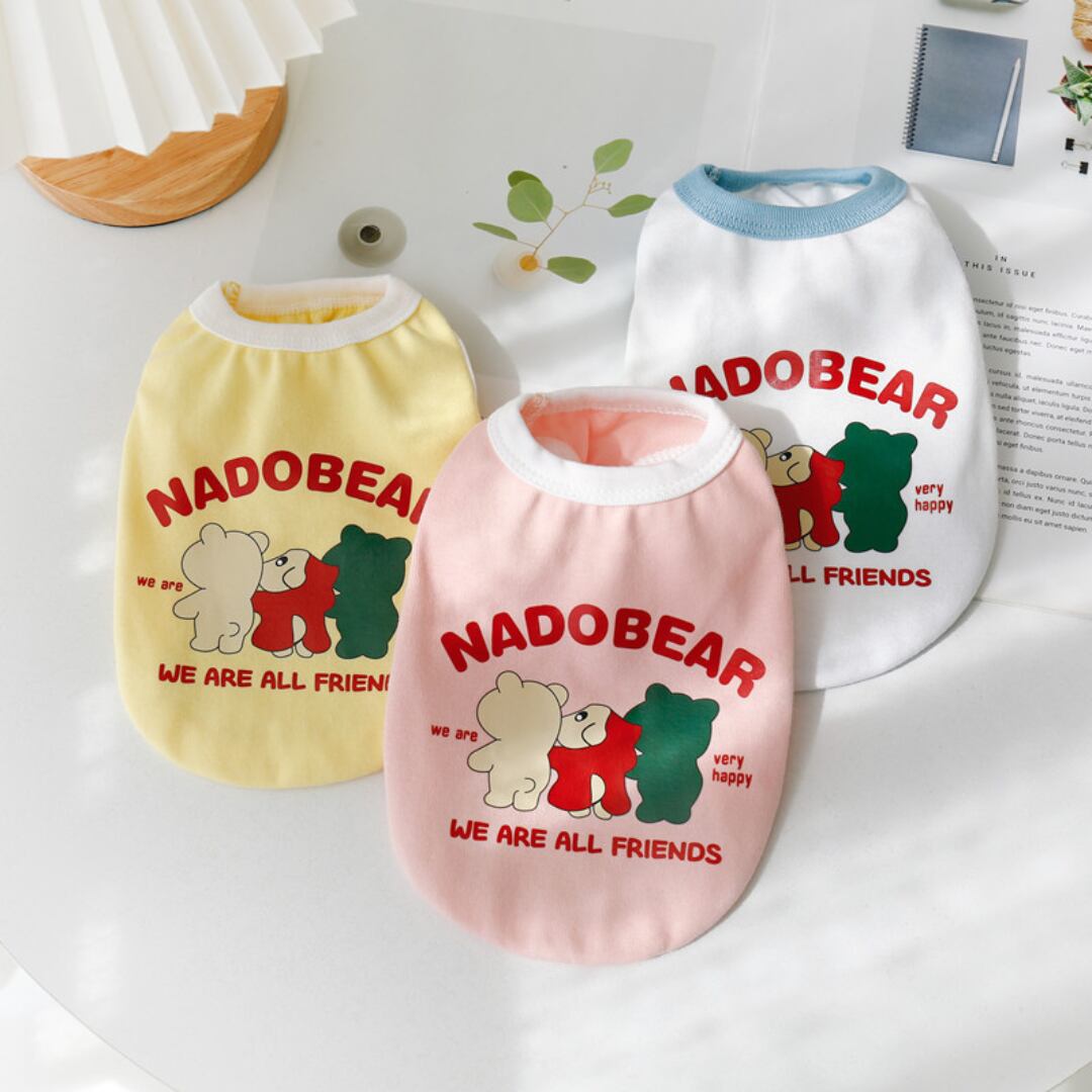 【全3色】コットンのオールフレンズカットソー d1306